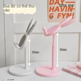 Giá đỡ điện thoại máy tính bảng hình thỏ dễ thương, có thể điều chỉnh độ cao, thích hợp cho giá đỡ điện thoại