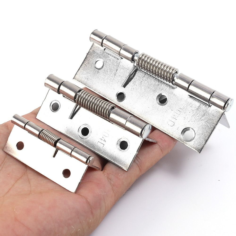 Bản lề lò xo tự đóng 2 / 3 / 4 Inch - 1 / 3 / 5 Bộ bản lề cửa sổ bằng thép không gỉ có vít - Phụ kiện phần cứng nội thất cho hộp đựng đồ trang sức - Bản lề tủ phục hồi tự động