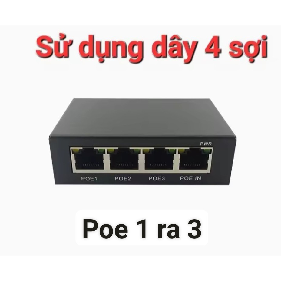 Switch POE 1 ra 3 | Shopee Việt Nam