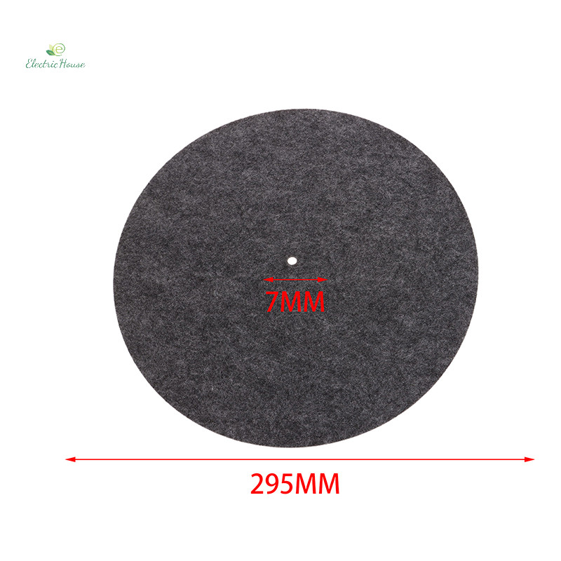 [Nhà Điện] 1 Thảm Trượt Cảm Thấy Bàn Xoay Đĩa Thảm Cho LP Ghi Âm Thay Thế Âm Thanh DIY Phụ Kiện Audiophile Dày Bàn Xoay Thảm mới