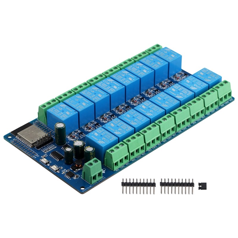 Mô-đun rơle 16 kênh DC5-12V Bộ nguồn ESP32 Bảng phát triển ESP32 Module phát triển thứ cấp