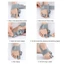Dụng cụ chỉnh sửa ngón chân khiêm tốn, Dụng cụ chỉnh sửa móng chân Hallux Valgus Chăm sóc bàn chân Bunion, Dụng cụ chỉnh hình có thể xoay được có thể điều chỉnh ngón chân lớn
