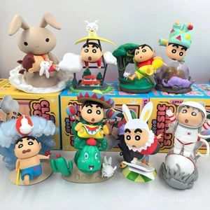 Crayon xiaoxin loạt cảnh cổ điển Hộp mù xiaoxin làm bằng tay thời trang chơi búp bê ngoại vi Búp bê trang trí máy tính để bàn Quà Tặng