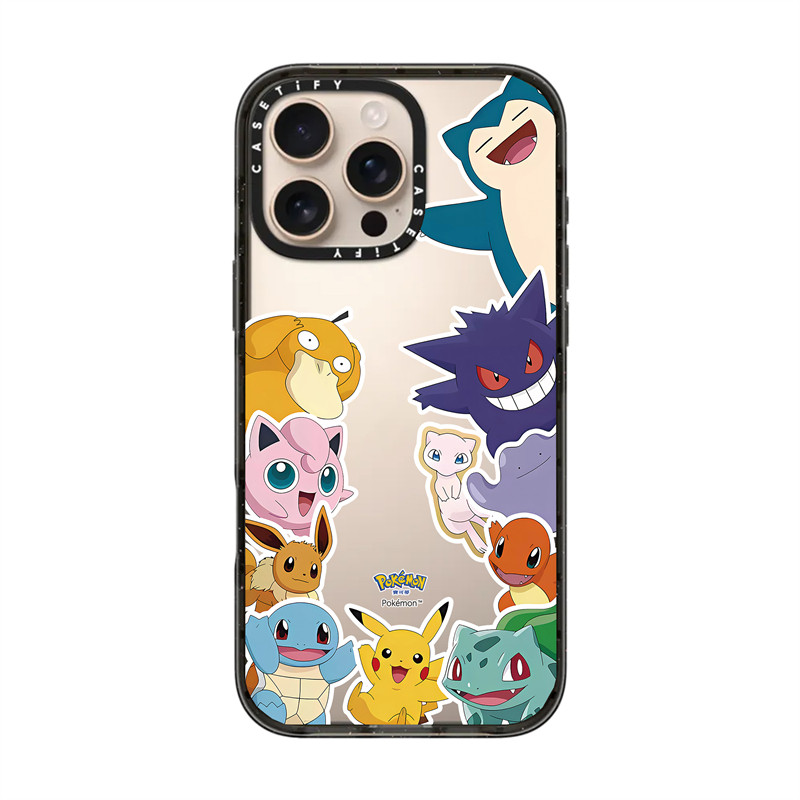 Casetify X Pok é mon Ốp lưng Acrylic cứng hút từ tính cho Apple IPhone 12 13 14 15 16 Pro Max Plus có hộp