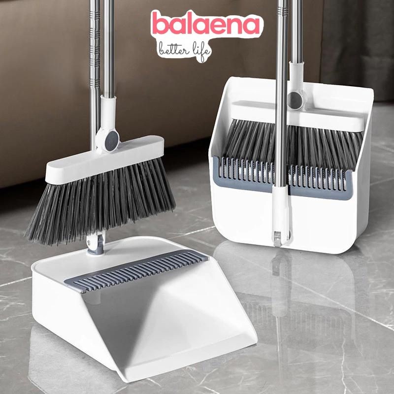 Bộ chổi quét nhà kèm hót rác 2 trong 1 đa năng, gấp gọn tiện lợi chất ...