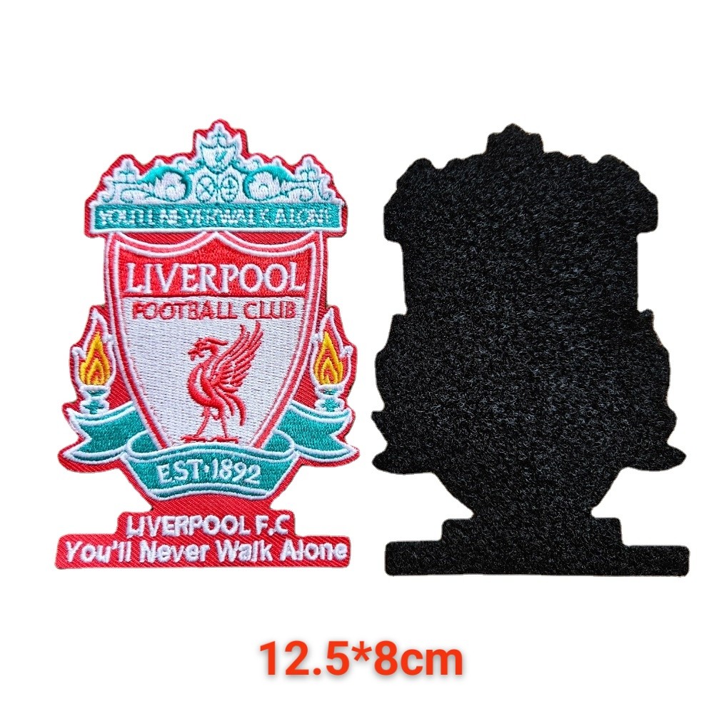 Arsenal Manchester United Liverpool Chelsea Đội Bóng Đá Câu Lạc Bộ Logo Biểu Tượng Velcro Người Hâm Mộ Bóng Đá Thêu Sắt Trên Miếng Dán Mũ Túi Áo Phụ Kiện