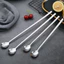 Muỗng Thìa Inox 304 Cán Dài - Uống Cà Phê, Sinh Tố, Cocktail.. Hàng Dày Dặn-GIOVA