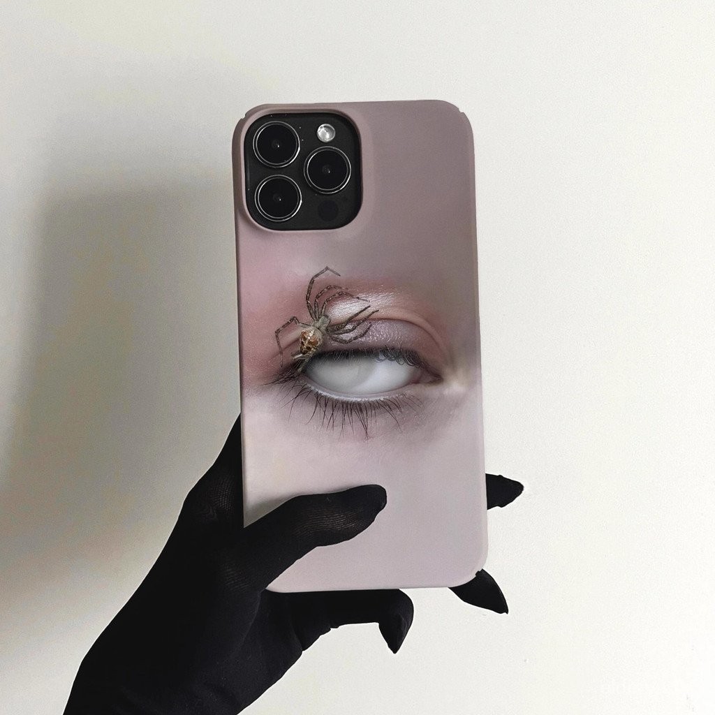 Ốp lưng điện thoại QYJS mắt côn trùng dùng cho IPhone 7 8 plus 11 12 PRO 13 14 15 16 ProMax 14 15 16PLUS XR XR XSMAX SE Vỏ Cứng Chống rơi Mẫu nổ Vỏ bảo vệ 4OQL
