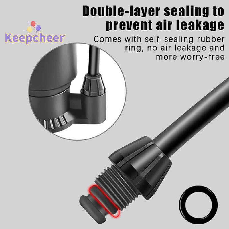 [Keepcheer] Ống mở rộng máy bơm không khí Ống bơm không khí Đầu nối máy bơm không khí xe đạp Máy bơm hơi lốp Phụ kiện vòi bơm [Mới]