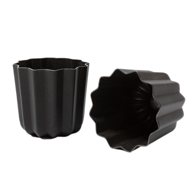 PPY Bộ 6 dụng cụ nướng khuôn hợp kim nhôm cho muffin/kẹo/ngọt, dùng cho tiệc và lớp nướng