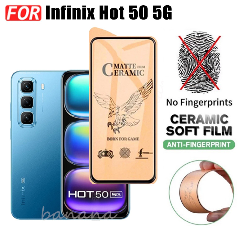 Kính cường lực gốm 3 TRONG 1 infinix Hot 50 cho Hot 50i Hot 40i 40 Pro Ống kính máy ảnh Kính bảo vệ màn hình và phim mặt sau