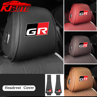 Vỏ bảo vệ tựa đầu ghế ô tô bằng da Toyota GR Phụ kiện nội thất