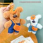 PS1 Ngẫu Nhiên Một Dễ Thương Beret Chó Sang Trọng Mặt Dây Chuyền Quà Tặng Cho Bạn Gái Ba Lô Trang Trí Móc Khóa Đồ Chơi nhồi Bông Bộ Sưu Tập SP1