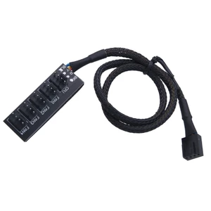 Trung tâm chia quạt BTF PWM cho quạt 4Pin Bộ chuyển đổi 5 chiều cho nhiều bộ điều khiển quạt kết nối nguồn