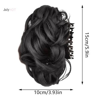 Julyhot Nữ Tóc Tổng Hợp Bun Bud Tóc Giả Túi Móng Vuốt Kẹp Để Tăng Tóc Đuôi Ngựa Tóc Mảnh Hàng Ngày Đảng Sống Động Như Thật Dụng Cụ Tạo Kiểu Massivedeals