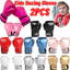 BORAGETE 2 Găng Tay Đấm Bốc Trẻ Em, Găng Tay Chiến Đấu MMA Chuyên Nghiệp Da PU, Quà Tặng Thời Trang Trẻ Em Cho Trẻ Em Tập Luyện Trẻ Em Túi Đấm Kickboxing Găng Tay Thái