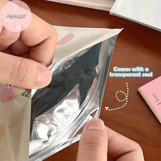 Deyangk 10 Cái Hoạt Hình Dễ Thương Tự Niêm Phong Túi Đóng Gói Sáng Tạo Snack Kẹo Bánh Quy Túi Bảo Quản Quà Tặng Trang Trí Bao Bì Túi VN