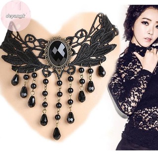 Deyangk Nữ Cổ Trang Sức Phụ Kiện Cô Gái Ren Gothic Choker Nữ Vintage Gợi Cảm VN