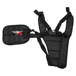 FURNIGO Dây đeo vai đôi máy cắt cỏ/chổi/tông đơ, dụng cụ làm vườn có thể điều chỉnh, màu đen đa năng