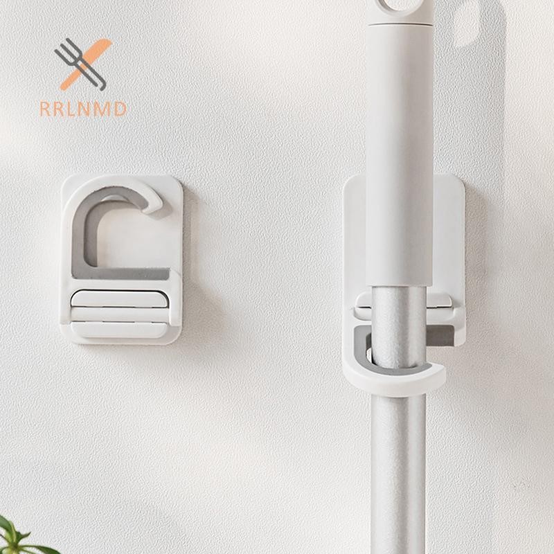 Rrlnmd Treo Tường Chổi Cây Lau Nhà Kẹp Giá Đỡ Chổi Tự Dính Bàn Chải Cây Lau Nhà Móc Treo Nhà Tổ Chức Giá Để Đồ Phòng Tắm Nhà Bếp Móc Đa Năng MỚI
