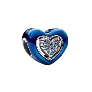 Hàng hóa tại chỗ S925 bạc hạt hành tinh loạt mặt dây chuyền hạt lưỡi liềm tình yêu mặt dây chuyền tự làm vòng đeo tay vòng Cổ Phụ Kiện