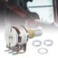 SA MN250K MN500K Đôi Ganged Guitar Potentiometer Cho Guitar Bass Điều Khiển Âm Thanh Âm Nhạc Trục Thay Thế Potentiomete