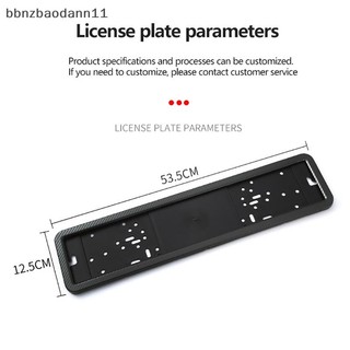 [Bbnzdd] Khung biển số ô tô bằng sợi Carbon bằng thép không gỉ mới Xe đa năng Vương quốc Anh EU Euro Châu Âu Biển số Giá đỡ khung Phụ kiện BVAH