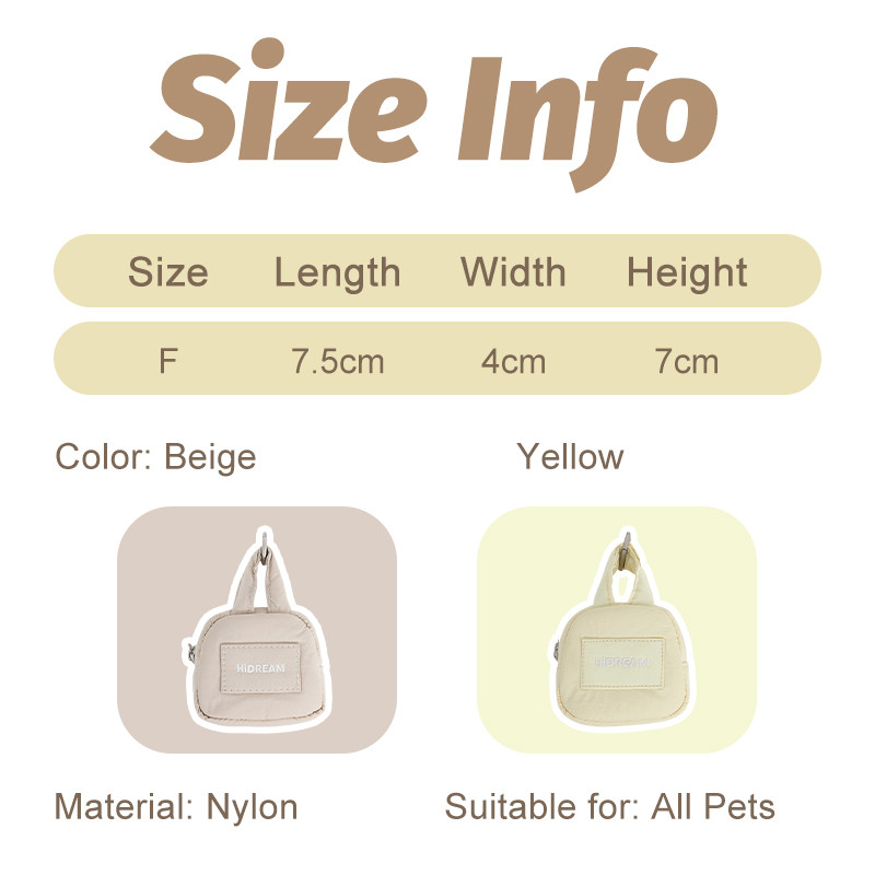 HamshMoc On-The-Go Poop Túi Carrier Quick Tear Dispenser Miệng Lớn Kẹp Móc Nylon Chống Thấm Nước Cho Chó Đi Bộ