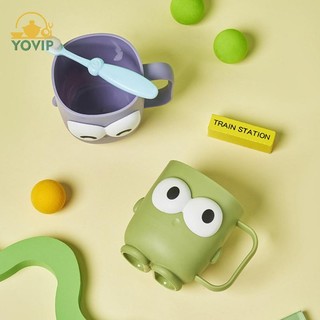 Hộp đựng bàn chải đánh răng hoạt hình dễ thương YOVIP, Cốc chăm sóc răng miệng đa chức năng, Thích hợp cho ký túc xá sinh viên và bộ chăm sóc răng miệng tại nhà VN
