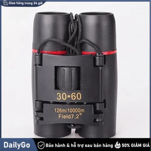 Ống nhòm cao cấp 30x60 Zoom có thể gấp gọn, kính ngắm nhìn ban đêm kèm phụ kiện