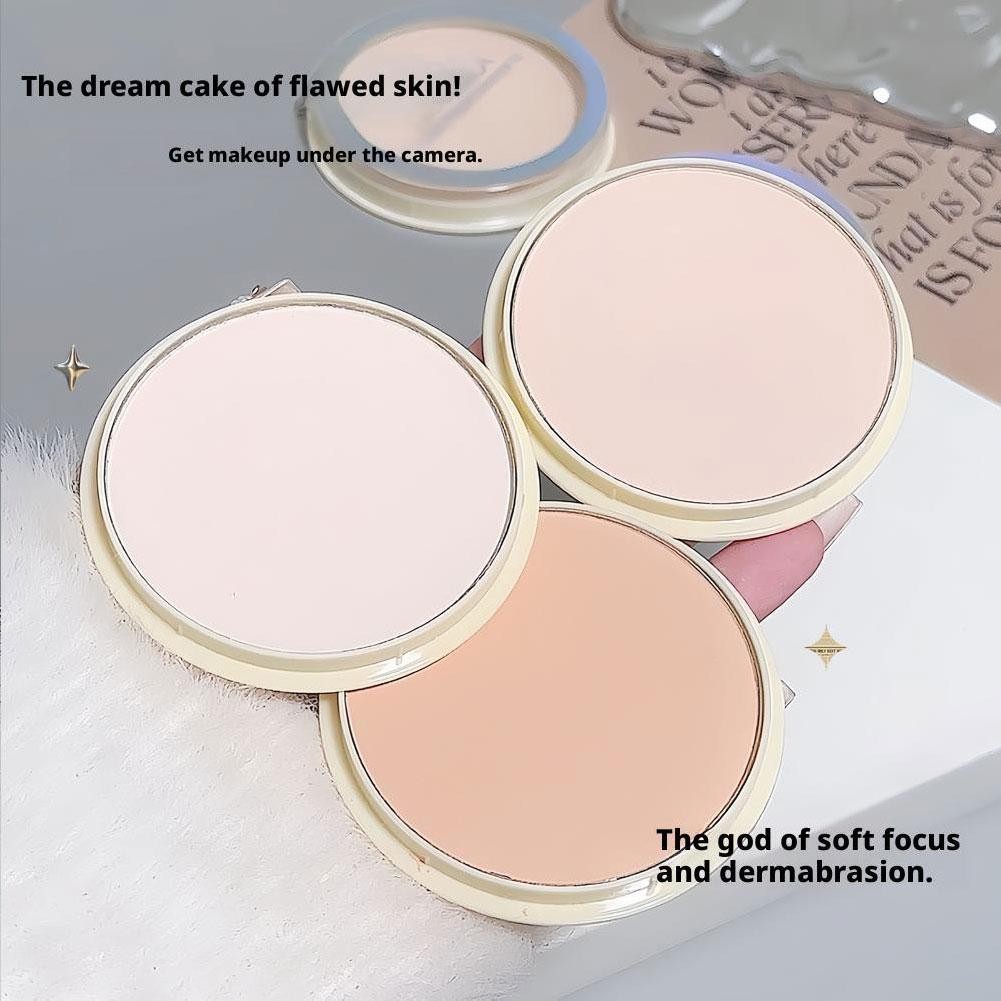 Clear Face Makeup Setting Powder Lasting Oil Control Matte Finish và 10g Bột khô tự nhiên I7r5