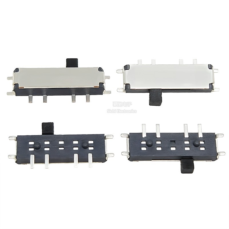 Chuyển Đổi Công Tắc MSK13C01 / MSK12C03 Miếng Dán Ngang 8 Chân 3 Bánh Trượt Mini Side Chuyển Đổi Micro Switch