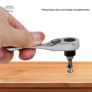 ELBBKG Ratchet Cờ Lê Đầu 1 / 4 "72 Răng Phát Hành Nhanh Ổ Cắm Bộ Lục Giác Mô-men Xoắn Dụng Cụ Cho Ô Tô Mới DIY Sửa Chữa Tay