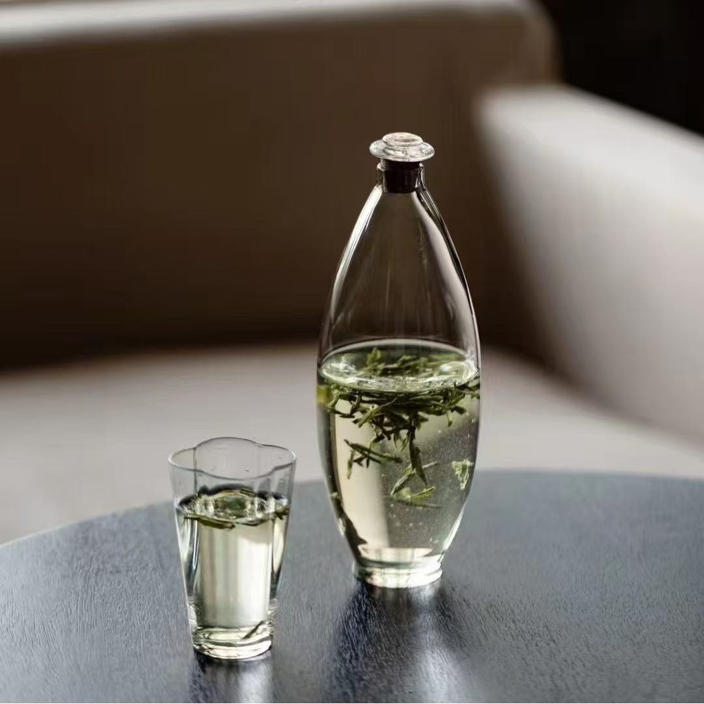 Cao Borosilicate Thủy Tinh Lạnh Chai Trà Xanh Máy Làm Trà Kín Chai Rượu ...