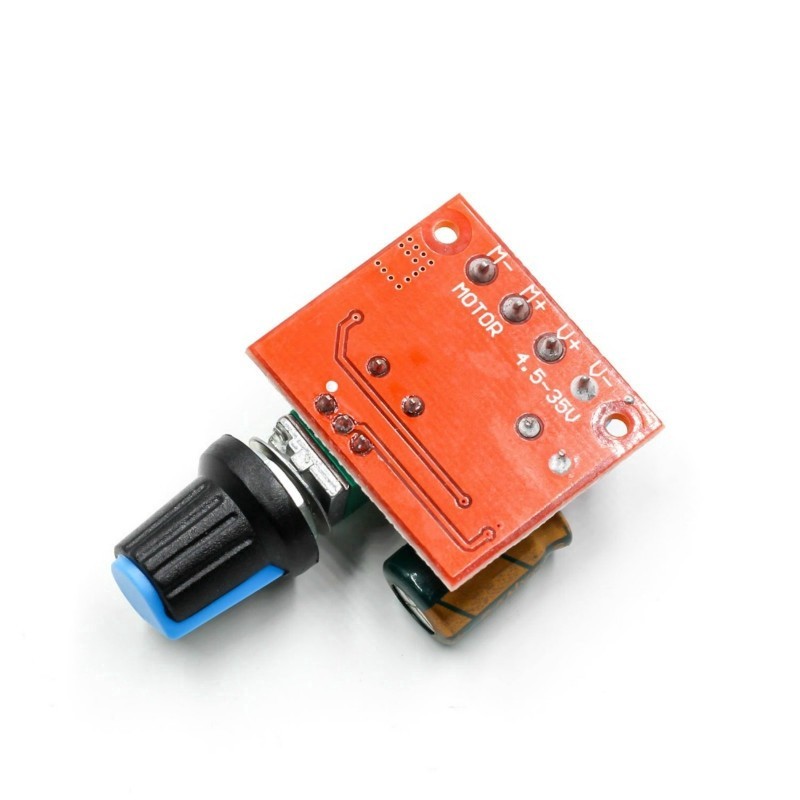 【24H】Mạch Điều Khiển Tốc Độ Động Cơ PWM DC Mini – Dải Điện Áp 4.5V–35V, 5A, Điều Tốc 12V 24V Linh Hoạt