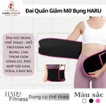 Haru Move - Đai Quấn Giảm Mỡ Bụng HARU – Đai Quấn Bụng Đốt Mỡ, Siết Eo, Thấm Mồ Hôi, Tiện Lợi Chạy Bộ HR60 — ảnh 2