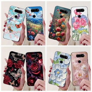 Ốp Lưng Cho LG V30 H930 H931 H933 / V30 Plus / V30s ThinQ Vỏ Silicon Mềm Hoa Thời Trang Cho G V35 ThinQ / V35 Plus ThinQ Capa