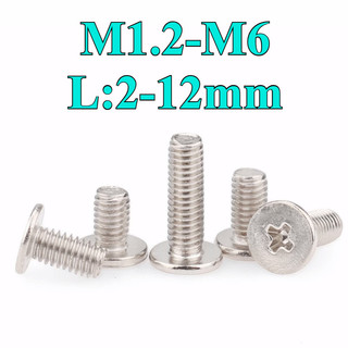 ((LLY) Ốc vít mạ niken  đầu pake dẹp mỏng phẳng/Ốc vít Máy tính * L: 2-12mm (RM-VN-1)