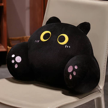 Cat Office Waist Cushion Waist Support Waist Pillow Seat Back Cushion Pillow Chair Cushion Backrest Not Tired K3hr