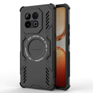 Dành Cho Vivo iQOO Z10 Turbo / Z10 Turbo Pro Túi Khí Sang Trọng Hybrid Armor Vỏ Cứng Từ Tính