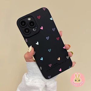 Ốp Điện Thoại Tình Yêu Dễ Thương Cho Redmi Note 15 Pro Plus A7 Pro Turbo 5 Max 15A 15C 15R 15 R70 R70M 5G 4G Vỏ Mềm Trái Tim Nhiều Màu Sắc