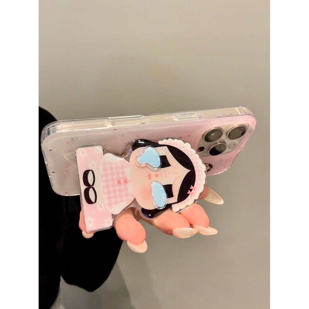 【✨Spot】[Ốp điện thoại trẻ em khóc màu hồng]ốp lưng iphone 16pro /Apple 15promax /14plus, chống sốc
