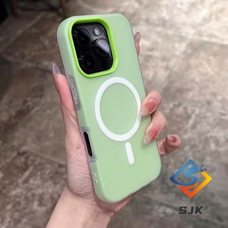 Vỏ từ tính chống sốc cho iPhone 17 Pro Max 16 15 14 13 12 11 Pro Max 17Air 14 15 16 Plus Matte Soft Feel Silicone Acrylic Protection
