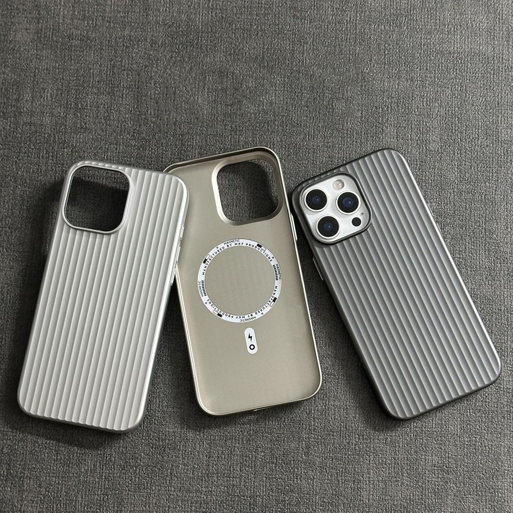 Ốp Điện Thoại IPhone 17 I16 Vỏ Điện Thoại Kim Loại Họa Tiết Sóng 15 Pro max Ốp Điện Thoại Siêu Mỏng Mờ 14 Pro Vỏ Bảo Vệ Chống Sốc