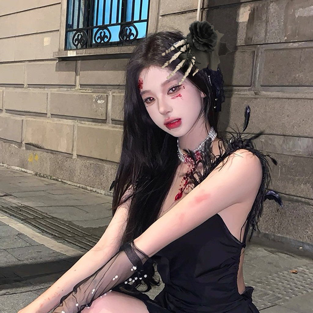 Kẹp Tóc Nhựa Mềm Hình Bí Ngô - An Toàn Cho Kiểu Tóc, Phụ Kiện Trang Trí Tiệc Halloween Dành Cho Cả Trẻ Em Và Người Lớn