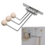 Móc Treo Tường CHEESELY, Màu Pastel 3 Móc Xoay Được, Móc Treo Khăn Kim Loại Bền Đẹp Móc Treo Móc Treo Cửa Móc Treo