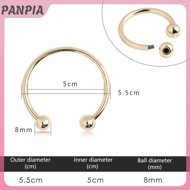 PNPIA-15-60mm Kim Loại Vòng Khóa Bikini Trang Trí Khóa Kết Nối Vít Móc DIY Quần Áo May Phụ Kiện