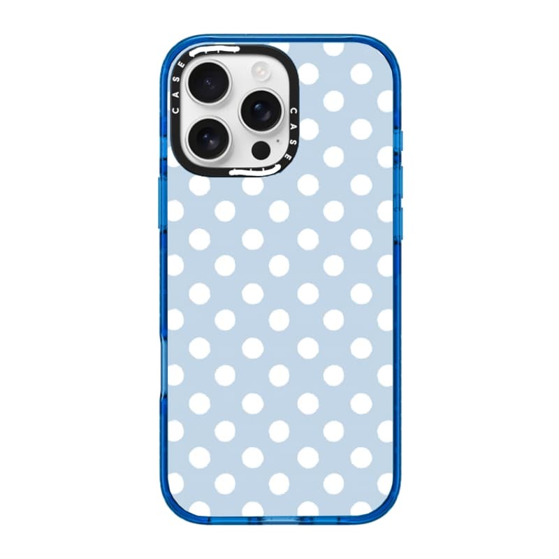 CASECASE X Chấm Trắng Ốp Lưng Bầu Trời Màu Xanh Trong Suốt Cứng Hút Từ Tính Tác Động Dành Cho Apple IPhone 12 13 14 15 16 Pro Max Plus Có Hộp