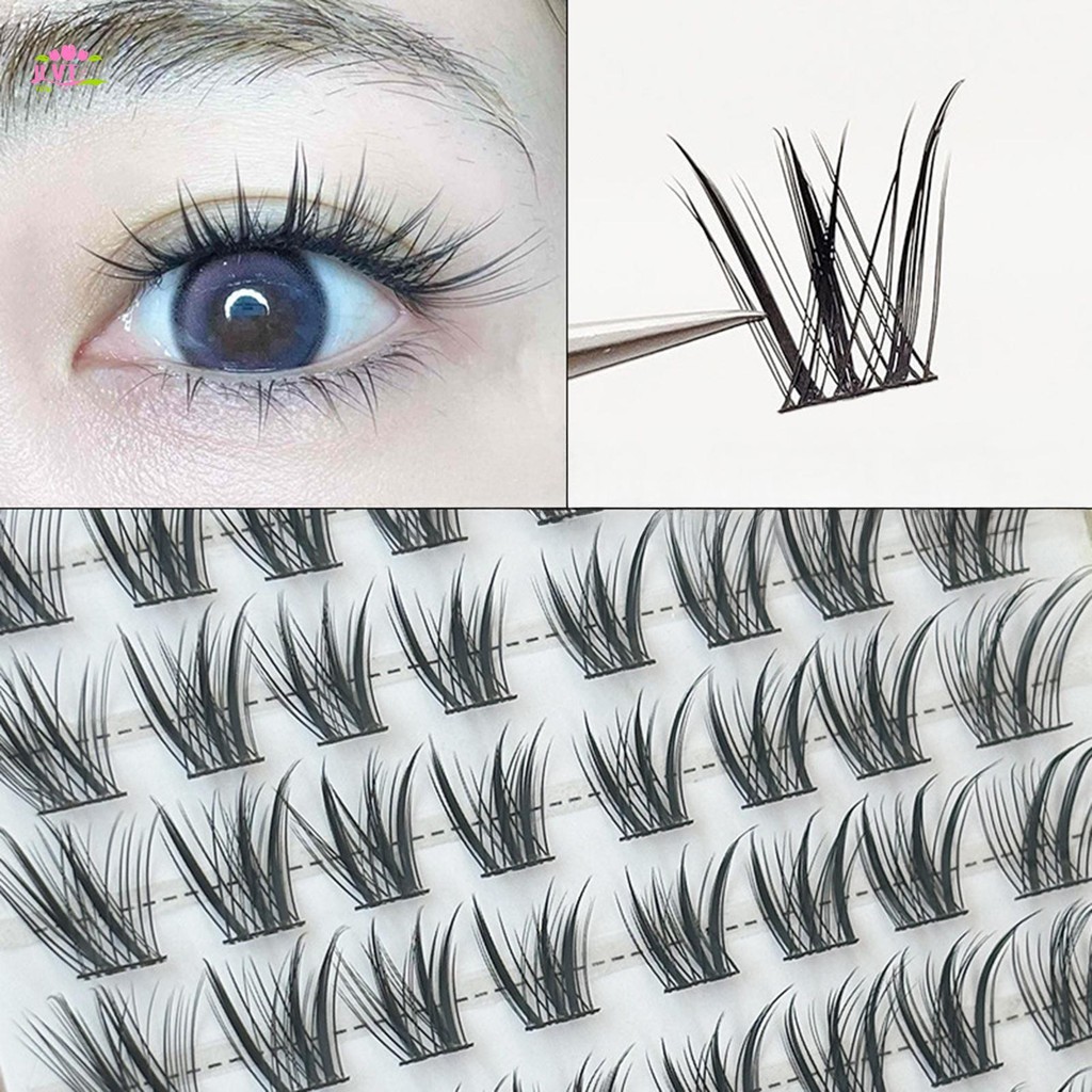 12-13mm Nối Mi Giả Người Phụ Nữ Sống Động Hàng Ngày Cụm Mi Đảm Bảo Vẻ Đẹp Lâu Dài