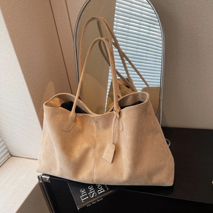 Women's Korean-Style Suede Handbag – 6